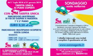 In arrivo novità per il parcheggio multipiano di Via De Gasperi